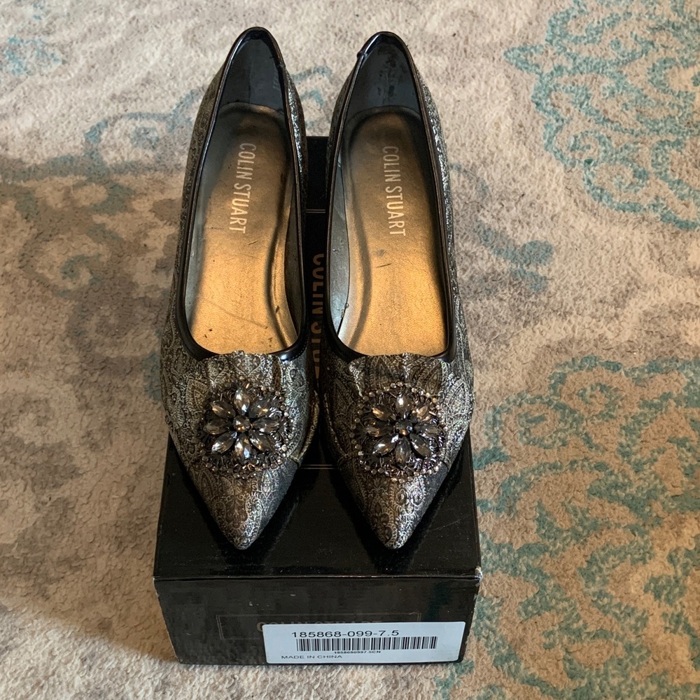 Early 2000’s Colin Stuart Embellished Heels Size 7.5